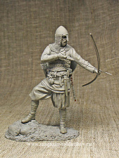 Сборная фигура из смолы Varangian archer, 75 mm. Mercury Models - фото