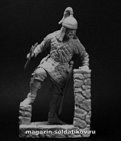 Сборная фигура из смолы Византийский легковооруженный воин, 10-11 века, 54 мм, Chronos miniatures - фото