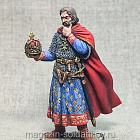 Миниатюра из олова Князь Даниил Галицкий (1201-1264 гг.), 54 мм, Студия Большой полк (ИЛ2674.07.03.54) (ИЛ2674.07.03.54)