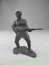 Миниатюра из олова Рядовой пограничных войск СССР. 54 мм, Солдатики Публия - фото