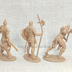 Солдатики из мягкого резиноподобного пластика Саксы, набор 6 шт, 1/32 Soldiers. Есть