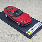 Масштабная модель в сборе и окраске 579-001 LS467A Ferrari 812 Superfast Rosso 70 Anni 1/43 by Look Smart