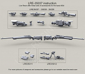 LRE35037 Снайперская винтовка M24 (SWS), 1:35, Live Resin