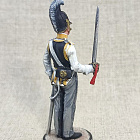 Миниатюра из олова Кирасир Астраханского полка 1812 г. 54 мм, Студия Большой полк (ИЛ2166.12.02.54) (ИЛ2166.12.02.54)