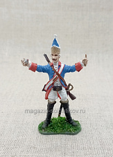 Русский конный гренадер XVIII в. 54 мм - фото