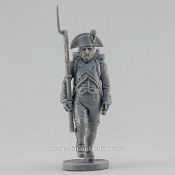 Сборная миниатюра из смолы Сержант фузилёрной роты,идущий, Франция, 28 мм, Аванпост - фото