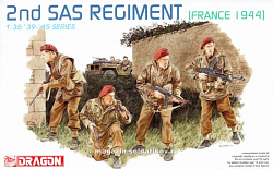 Сборные фигуры из пластика Д Солдаты 2nd SAS Regiment (France 44) (1/35) Dragon