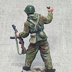 Миниатюра из олова Боец штурмовых батальонов РККА 1941-45 гг., 54 мм, Студия Большой полк (ИЛ2678.14.01.54) (ИЛ2678.14.01.54)