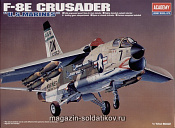 Сборная модель из пластика Самолет F-8E «Крусейдер» 1:72 Академия - фото