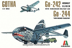 Сборная модель из пластика ИТ Самолет Gotha Go.242/244 (1/72) Italeri