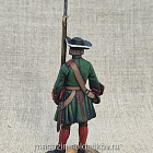 Миниатюра из олова Русский фузелер 1709 г., 54 мм Студия Большой полк (ИЛ1874.11.01.54) (ИЛ1874.11.01.54)