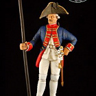 Сборная миниатюра из металла Унтер-офицер мушкетерского Цеге фон Мантейфеля полка с 1756 по 1761г, 1:30, Оловянный парад