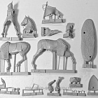 Сборная миниатюра из смолы Русский знатный воин, XIV-XV век, 54 мм, Chronos miniatures (CHM-54360) (CHM-54360)