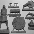 Сборная фигура из смолы Шаман, 75 мм Chronos Miniatures