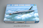 Сборная модель из пластика Самолет F - 100D «Супер Сейбр» 1:48 Трумпетер - фото