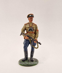 Офицер противотанковой артиллерии, 1943-45 гг, СССР, 54 мм, Студия Большой полк (БП0535.14.01.54) (БП0535.14.01.54)