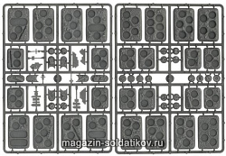 Plastic Bases (Rubble) (15 мм) Flames of war (XX106) (XX106)