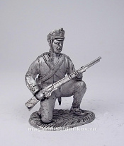 Миниатюра из олова РТ Рядовой 20 Егерского полка, 54 мм, Ратник - фото