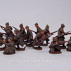 Фигурки из металла Регулярная пехота РККА 1920 г (24 фигуры), 28 мм, АРЕС и STP-miniatures (RA-01) (RA-01)