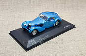 Bugatti 57 SC Atlantic 1937 голубой металлик 1:43, WhiteBox (IXO) - фото