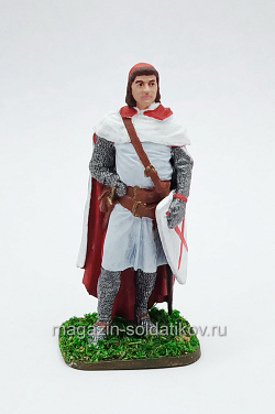 Крестоносец, XIII век, 54 мм, Soldanir (QF0485) (QF0485)