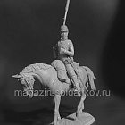 Сборная миниатюра из смолы Улан Ямбургского полка в переходной форме (2 варианта голов), 54 мм, Chronos miniatures (CHM-54388) (CHM-54388)