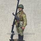 Миниатюра из металла Боец РККА с ПТРД, 54 мм (575-040) (575-040)
