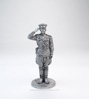 Миниатюра из олова Гвардии капитан Красной Армии, 1943-45 гг. СССР, 54мм. EK Castings - фото