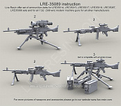 LRE35089 Пулеметные ленты 7.62x51mm NATO  (.308" Winchester), 1:35, Live Resin