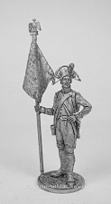 Миниатюра из олова Старший сержант - орлоносец 4-го лин. плк. Франция, 1805 г. 54 мм EK Castings - фото