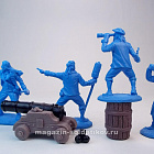Солдатики из пластика Пираты «Бутылка Рома» (голубой цвет), 1:32 Хобби Бункер