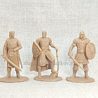 Солдатики из мягкого резиноподобного пластика Саксы, набор 6 шт, 1/32 Soldiers. Есть