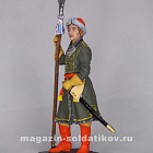 Миниатюра в росписи Обер-офицер Преображенского полка, 1698-1702 гг. Россия, 1:32, Сибирский партизан (СП096) (СП096)