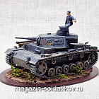 Диорама с T-III на подставке (1:35) Магазин Солдатики (Д35062) (Д35062)