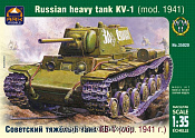 35020 Советский тяжелый танк КВ-1 (обр. 1941 г.)  (1/35) АРК моделс