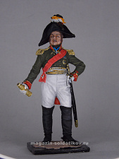 Миниатюра в росписи Генерал Д.С.Дохтуров. Россия, 1812 г., 1:32, Сибирский партизан - фото