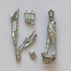 Сборная миниатюра из металла Сержант фузилёрной роты, идущий, Франция, 28 мм, Аванпост (11096М) (11096М)
