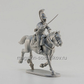 Сборная миниатюра из смолы Рядовой драгунского полка, 28 мм, Аванпост - фото