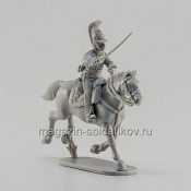 Сборная миниатюра из смолы Рядовой драгунского полка, 28 мм, Аванпост - фото