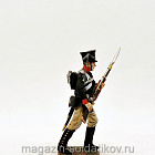 Миниатюра из олова Мушкетер пехотного полка, 1810-12 гг. 54 мм,Студия Большой полк