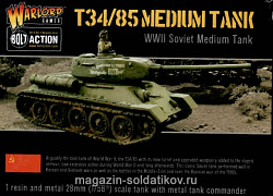 T34/85 Средний Танк BOX Warlord (WGB-RI-107) (WGB-RI-107)