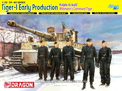 Сборная модель из пластика Д Танк Tiger I Ранний (Михаэль Витман) (1/35) Dragon (6730) (6730)