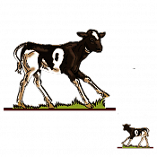 Волшебная фанера Коровы, телята, Теленок 12, Воины и битвы - фото