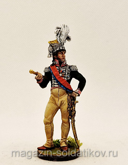 Миниатюра из олова Король Неаполитанский, маршал Франции Иохим Мюрат 1810-12 гг, Студия Большой полк