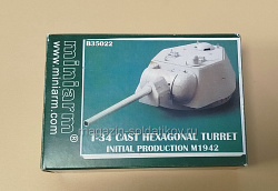 Т-34 Cast hexagonal turret initial production M1942 1/35 Miniarm (QM-351) (QM-351)