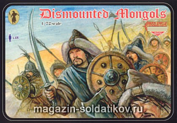 Солдатики из пластика Спешившиеся монголы (1/72) Strelets (М028) (М028)