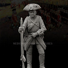 Сборная миниатюра из смолы English Army 58th Infantry Regiment 1758-1760, 54 mm Medieval Forge Miniatures