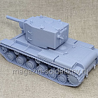 Советский тяжёлый штурмовой танк КВ-2 3D 1/56 3Д Корнукопия (552-022) (552-022)