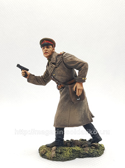 Миниатюра в росписи Старший лейтенант Красной армии, 1943-45 гг., 54 мм (НФ0164.14.01.54) (НФ0164.14.01.54)