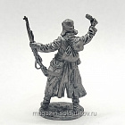 Миниатюра из олова Боец РККА в шинели с гранатой 1942-43 гг., 54мм. EK Castings (WW2-84) (WW2-84)